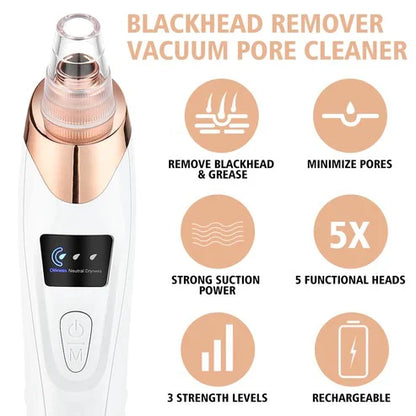 Blackhead Remover, Vaccum Acne Cleaner, Black Spots Removal