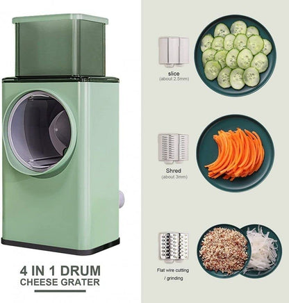 Multifunctional Rotary Vegetables Cutter 3 in 1