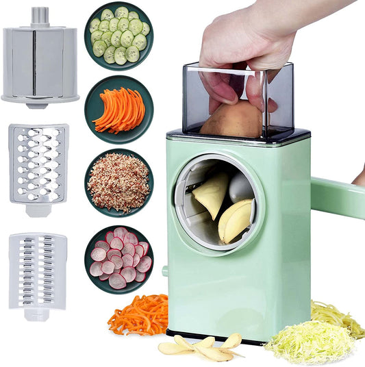 Multifunctional Rotary Vegetables Cutter 3 in 1